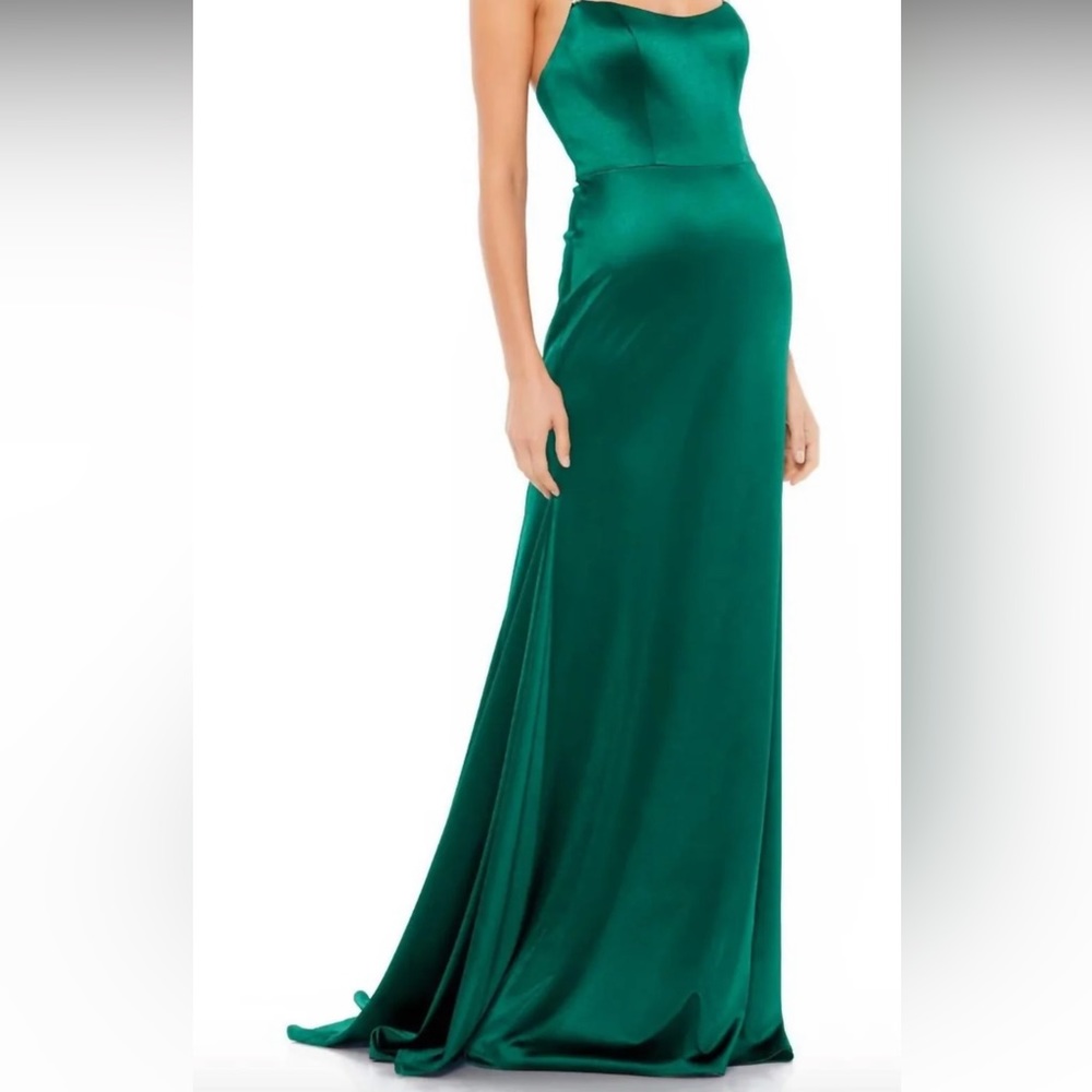 Mac Duggal Scoop Neck Strapless Gown 6